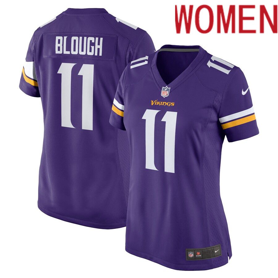 Women Minnesota Vikings #11 David Blough Nike Purple Home Game Player NFL Jersey
